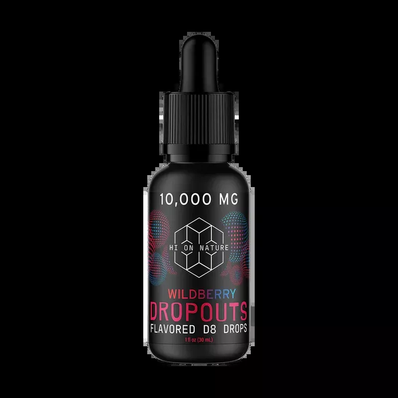 10,000mg DELTA 8 DROPOUTS – WILDBERRY