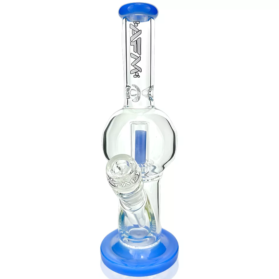 10″ AFM Bubble Glass Straight Tube Bong