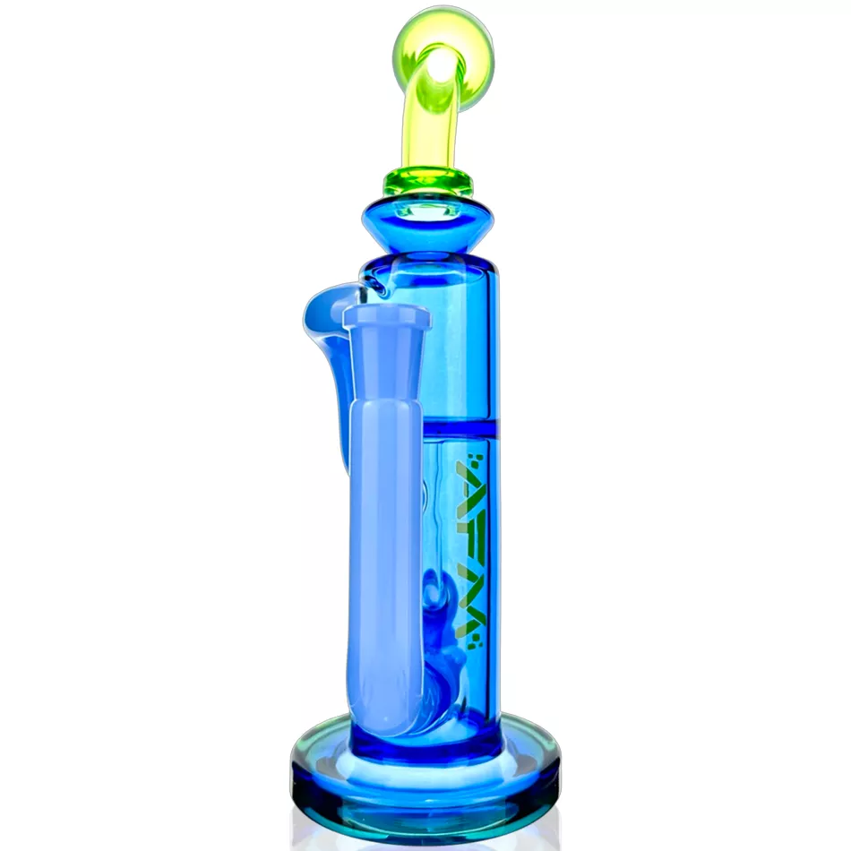 10″ AFM Glass Bilbao Colored Glass Recycler Dab Rig