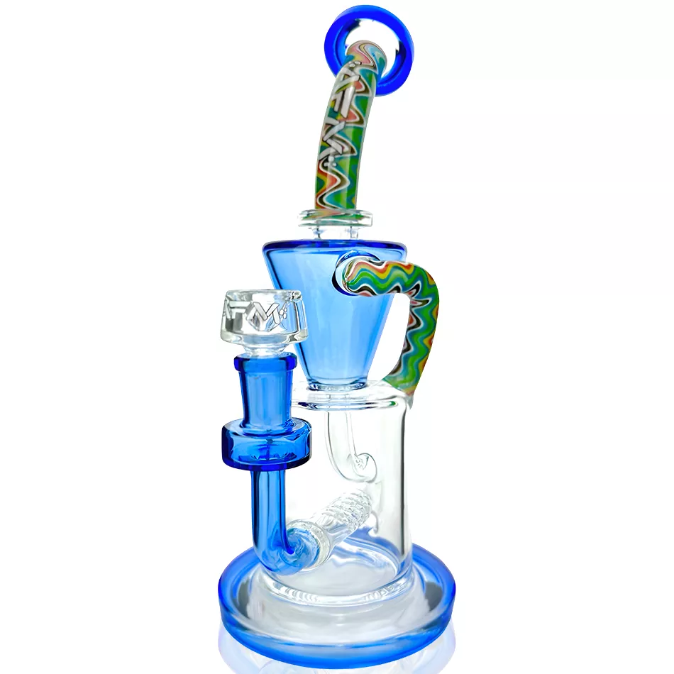 10″ AFM Glass Drain Recycler Reversal Inline Dab Rig