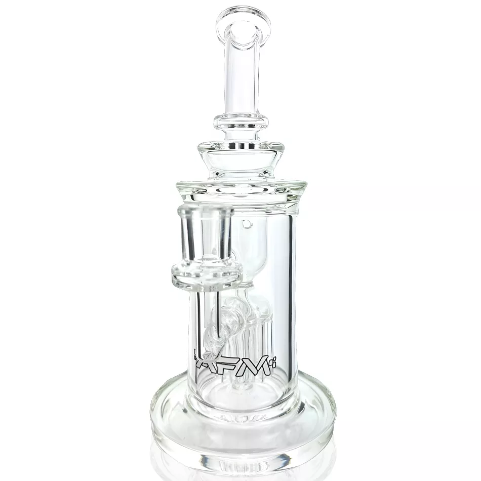 10 ” AFM Glass Power Station Clear Glass Incycler Dab Rig
