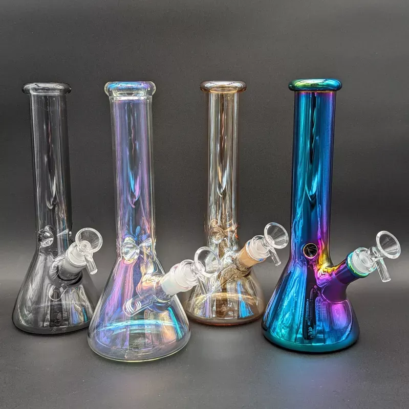 10 ” Gradient Iridescent Beaker Bong