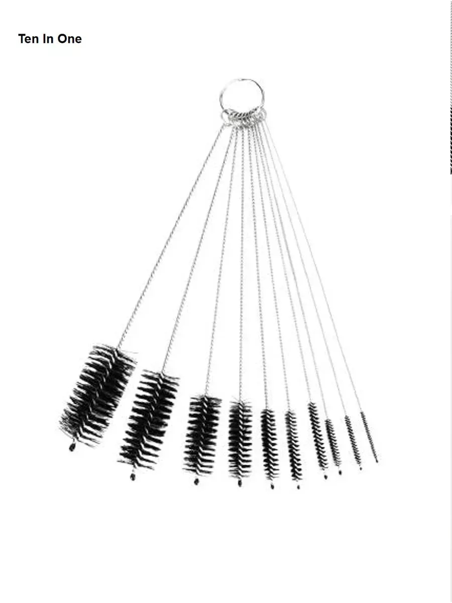 10 Pcs Nylon Pipe Cleaning Brush