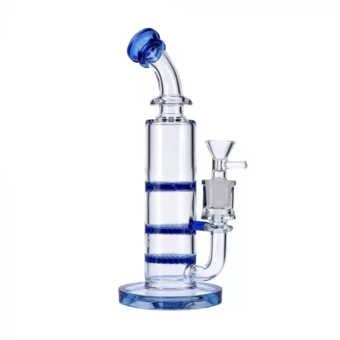 10 ” Triple Honeycomb Disc Perc Glass Water Pipe
