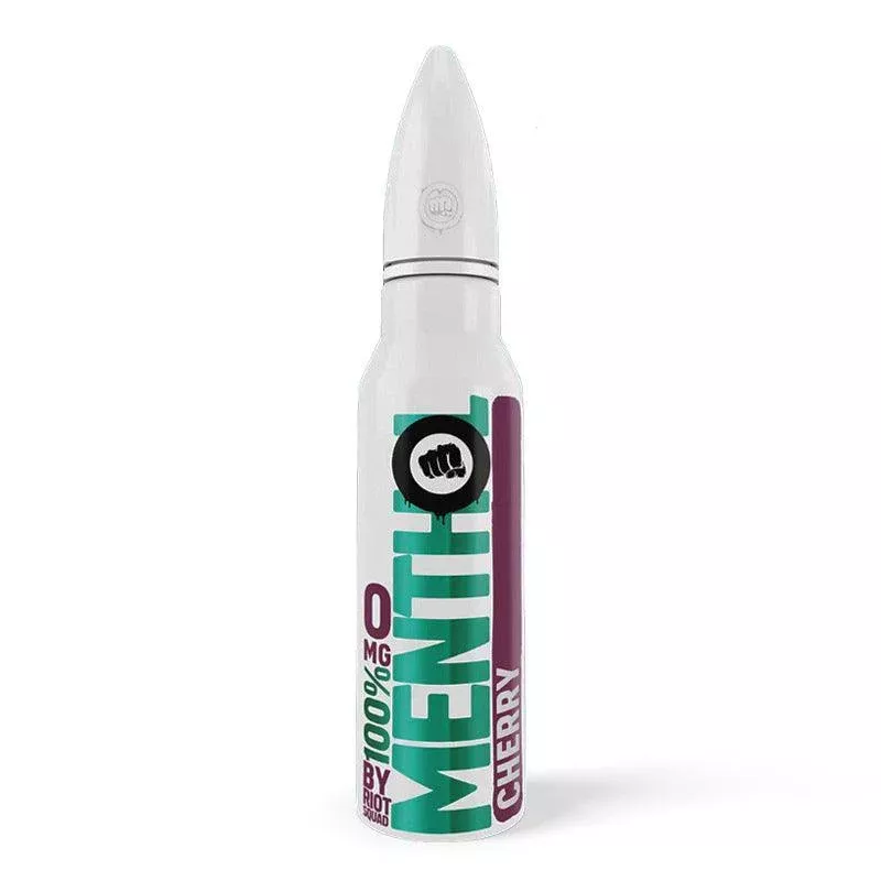 100% Menthol – Cherry 50ml Short Fill Vape juice