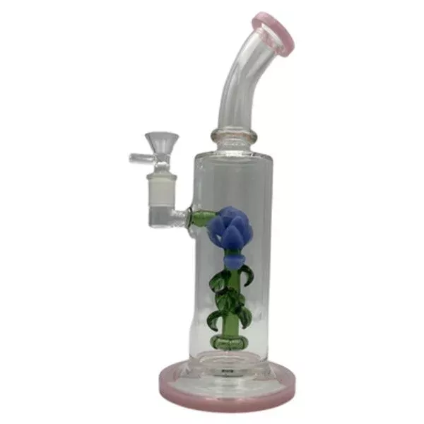 11.5″ Rose Showerhead Percolator Glass Water Pipe