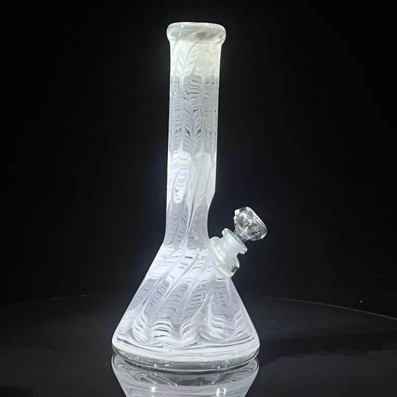 11″ White Widow Beaker Bong
