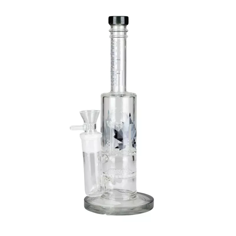 12 ” Honeycomb Splash Guard Bong with Tree Percolator