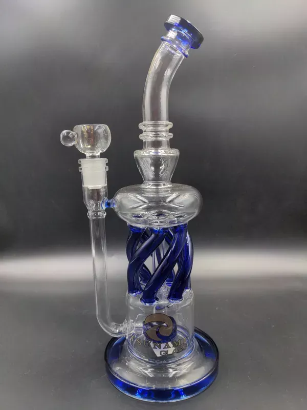 12 ” Tsunami Shower Head Twist Perc Recycler