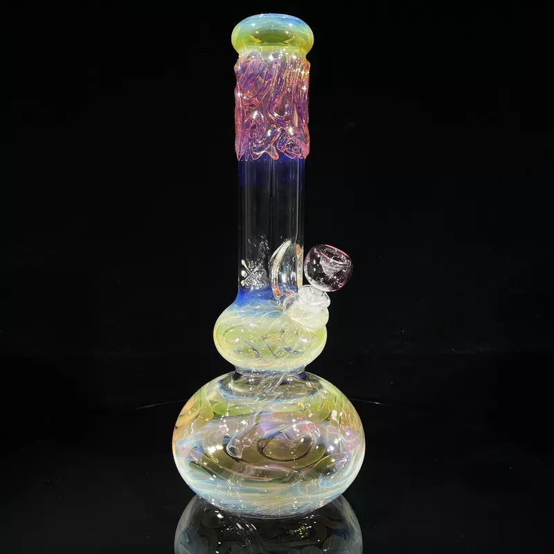 14.5″ Fumed Double Bubble Bong
