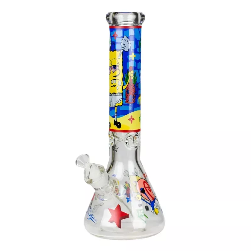 14 ” Cartoon Glass Beaker 9mm Glass