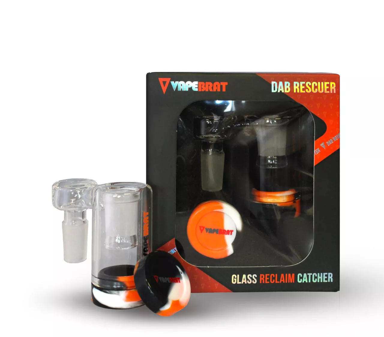 14mm Reclaim Catcher for Dab Rig: Sidecar Full Weld – 14mm Male 90 Degree