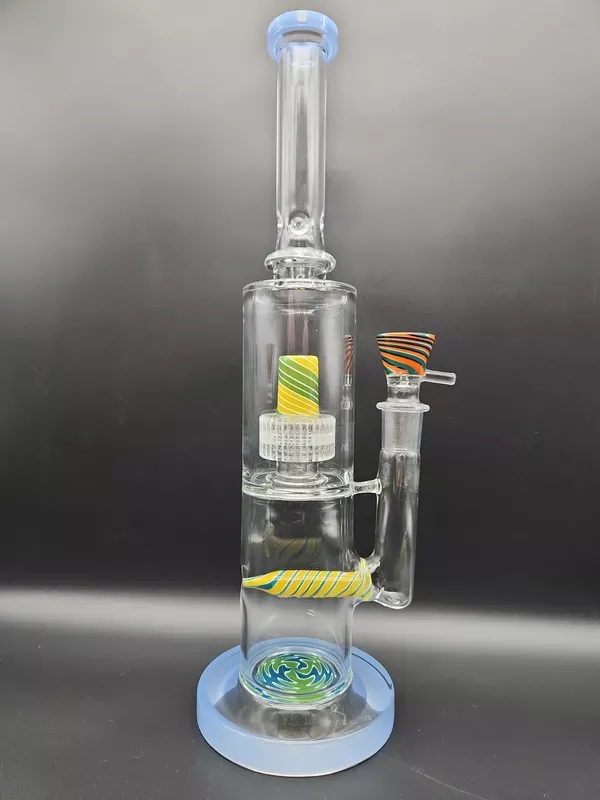 15 ” Color Swirl Water Pipe Inline Showerdome