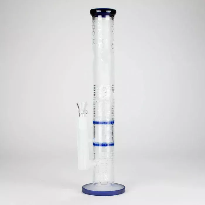 16.5″ Stemless Straight Frosted Glass Bong