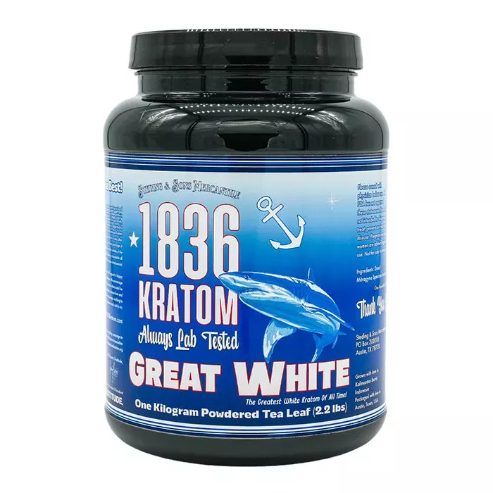 1836 Kratom Great White – 1kg Powder