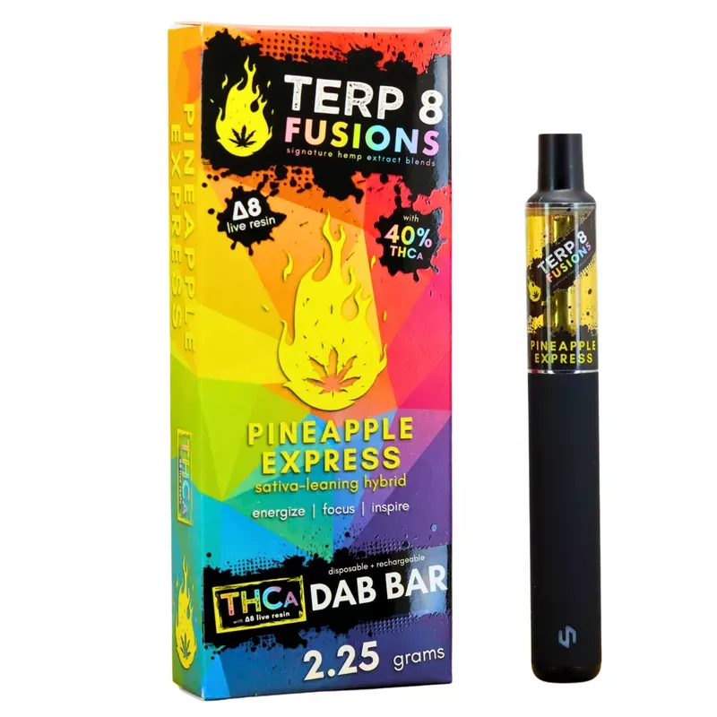 2.25-Gram Pineapple Express THCA + D8 Live Resin Disposable Dab Bar