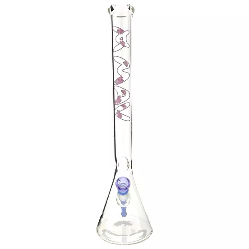 21 ” 5mm Beaker Bong Tall Neck Type – Lotus