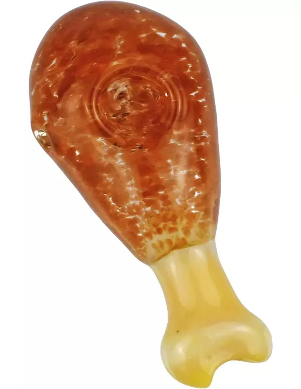 4.5 ” Chicken Drumstick Glass SPoon Pipe – American Made