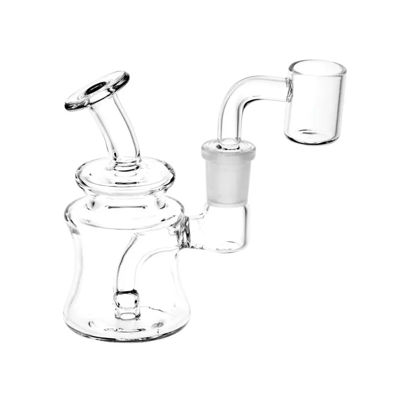 4 ” Clear Glass Mini Rig
