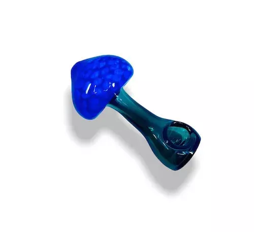 4 ” Mushroom Top Glass Hand Pipe