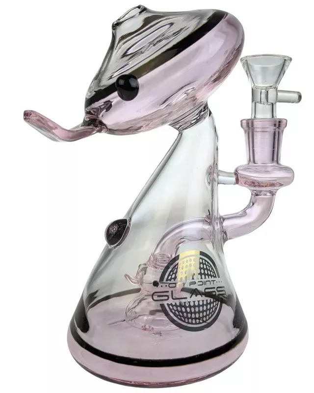 6” Pink Quack Bong Rig w/ Banger