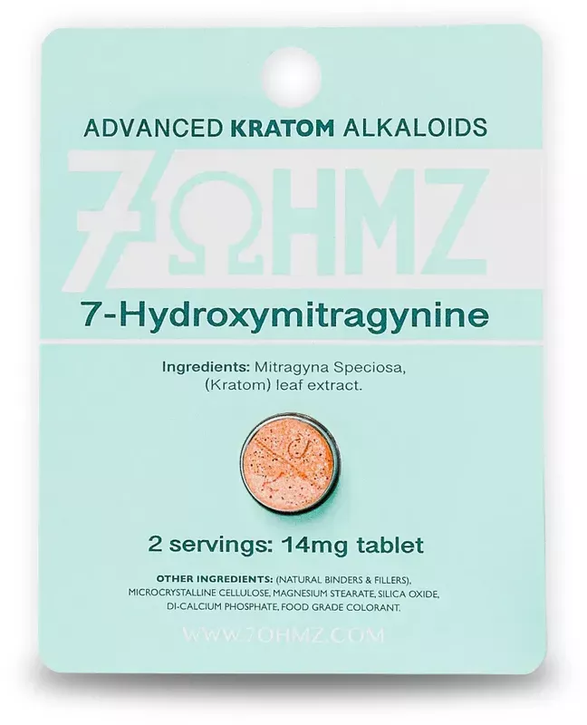 7OHMZ ADVANCED KRATOM ALKALOIDS SINGLE TABLETS 20/PK
