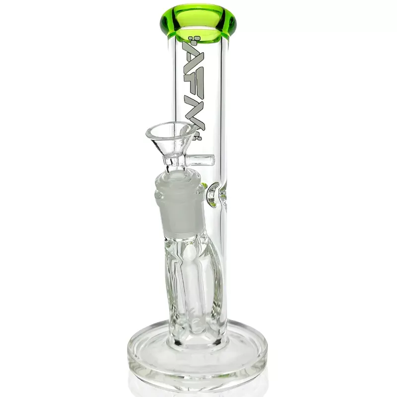 8 ” AFM Colored Lip Clear Mini Straight Tube Beaker