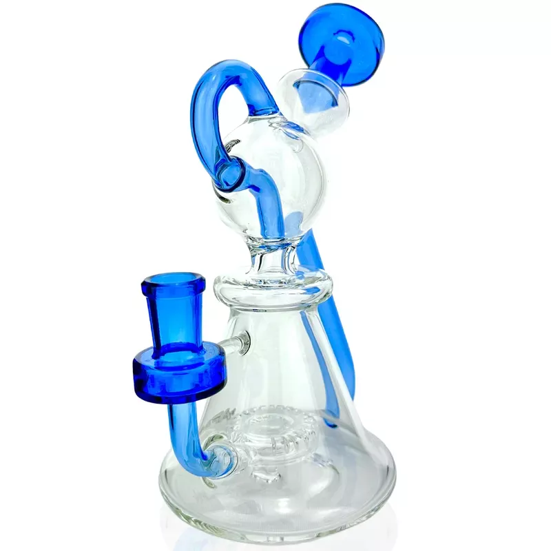 8 ” AFM Unicorn Glass Recycler Dab Rig