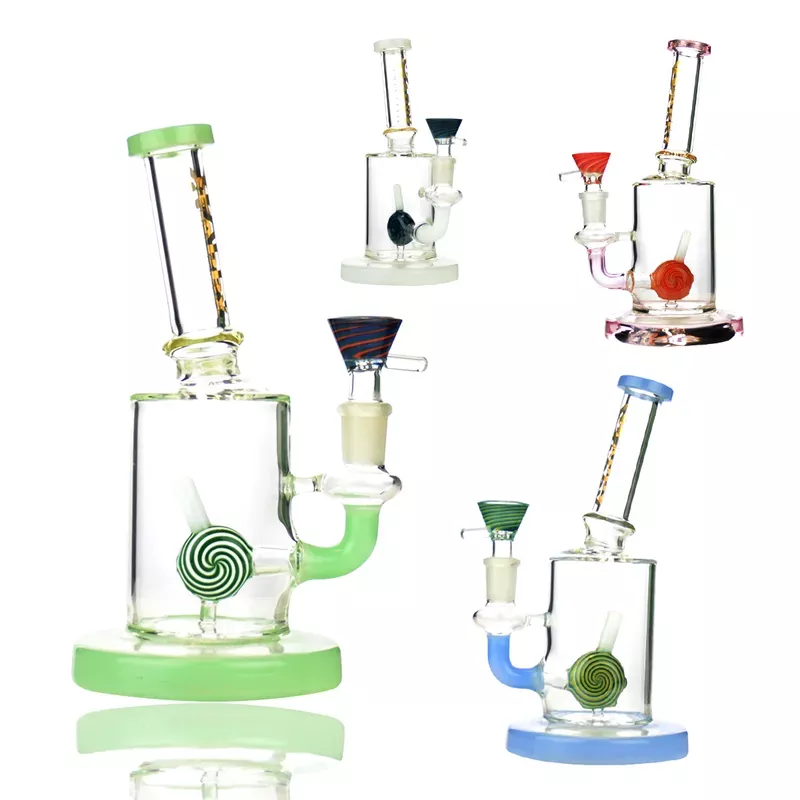 8 ” Candy Shower Water Pipe with 14mm Male Bowl