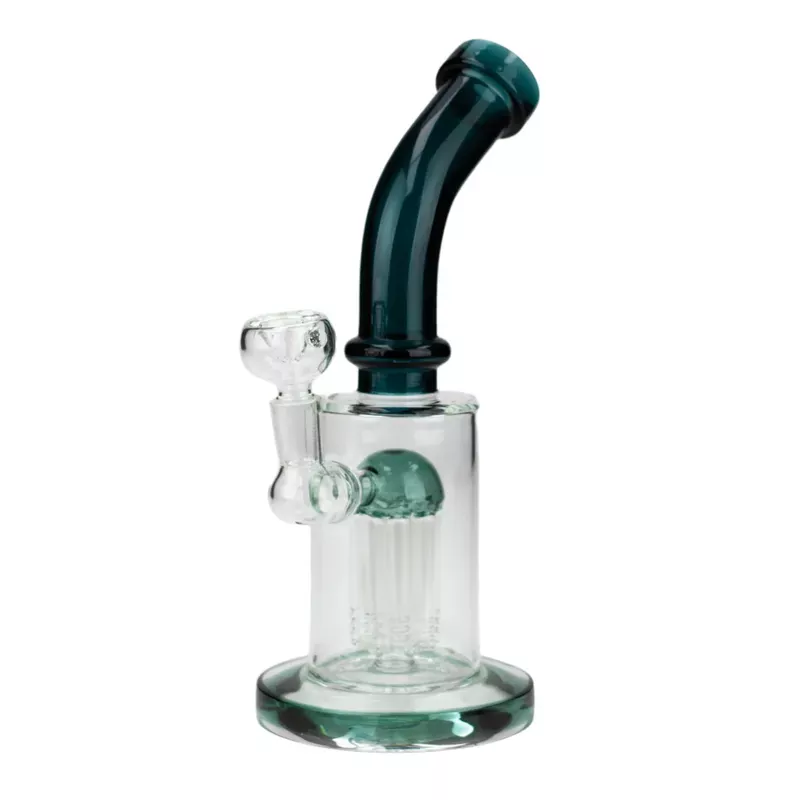 9.5 ” Tree-Arm Diffuser Bent Neck Glass Bong