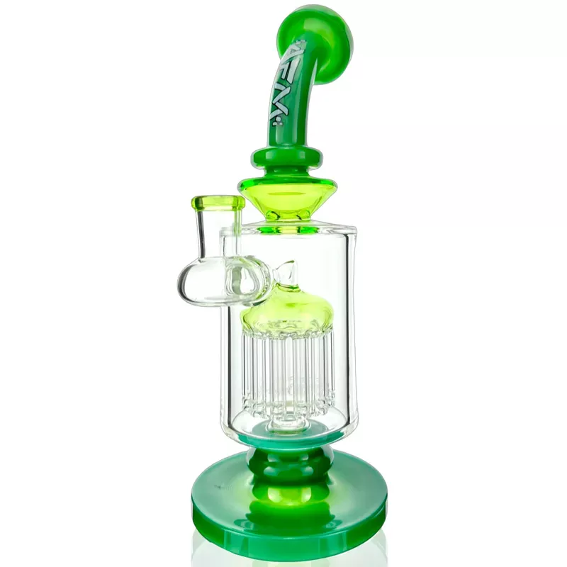 9 ” AFM Flex Double Color Arm Glass Dab Rig