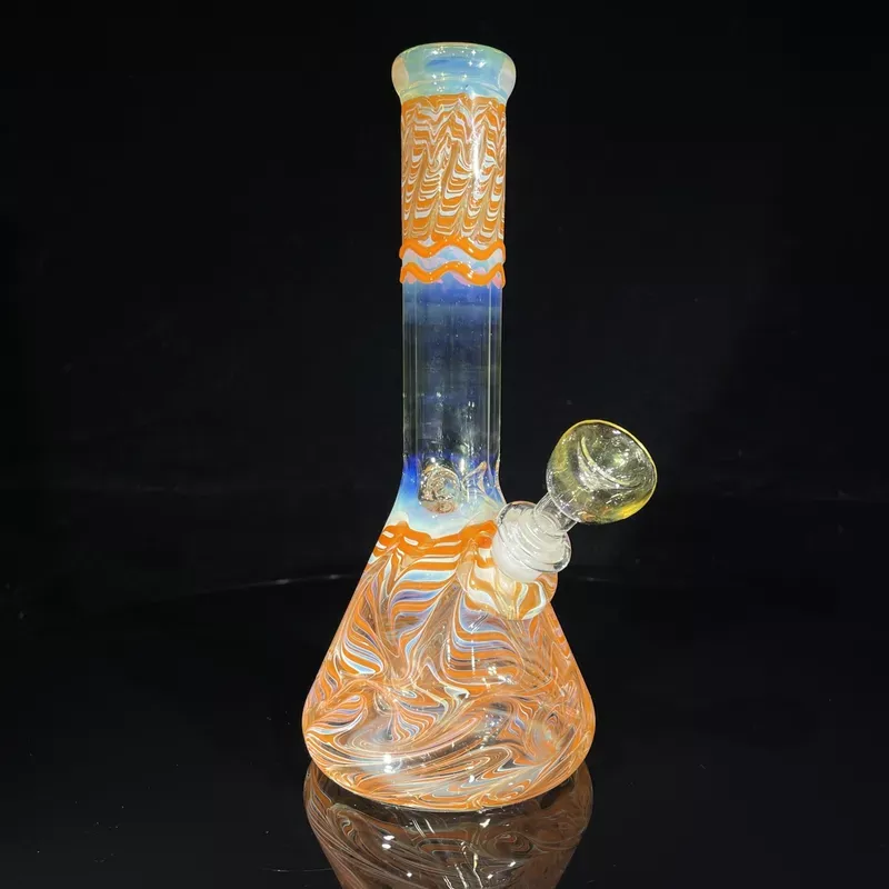 9″ Color Rake Beaker Bong