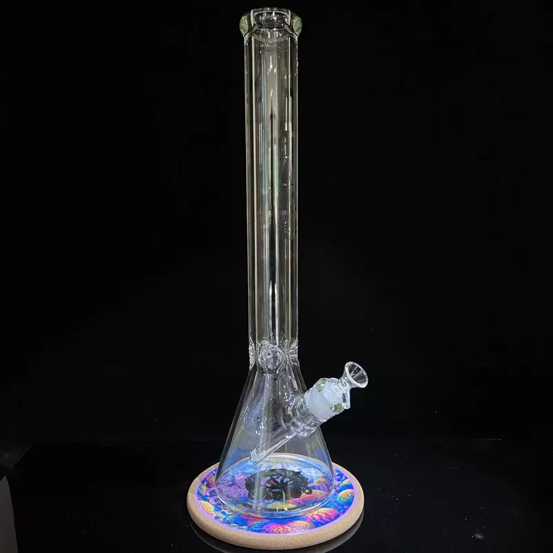 9 mm TAKO Label Beaker Bong Black-18″ + Mood Matt Combo