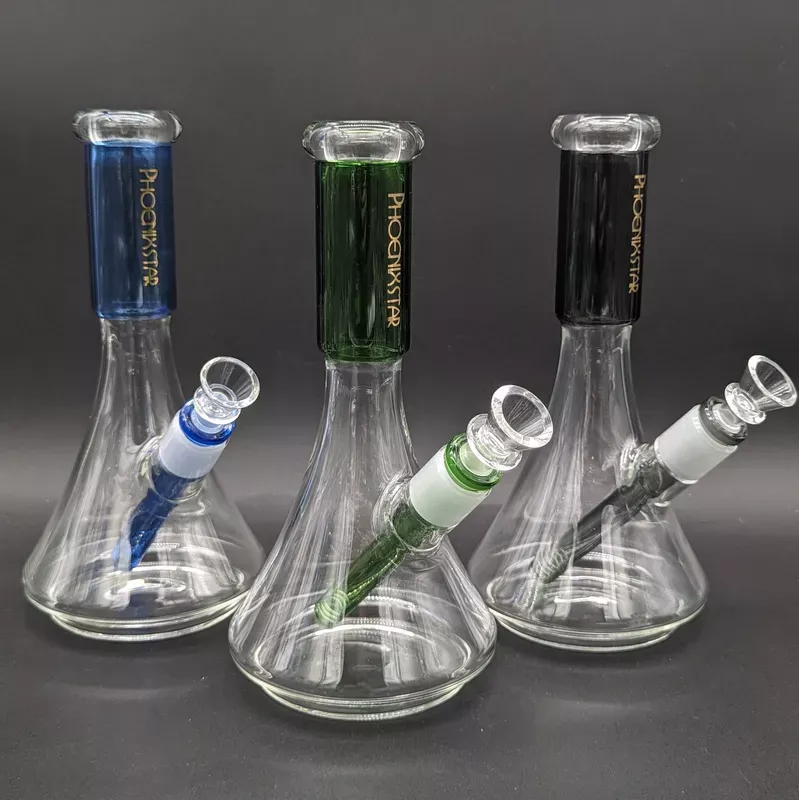 9 ” Phoenix Color Neck Simple Beaker