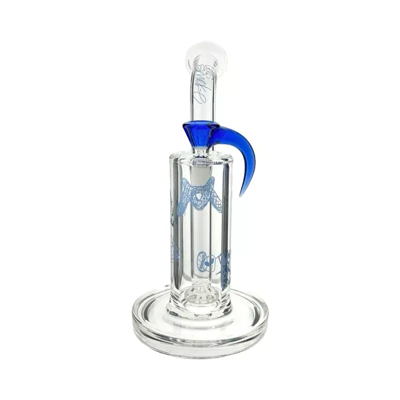 9 ” X 7 Mm One Of One Doodle Type Bubbler Laidback Neck
