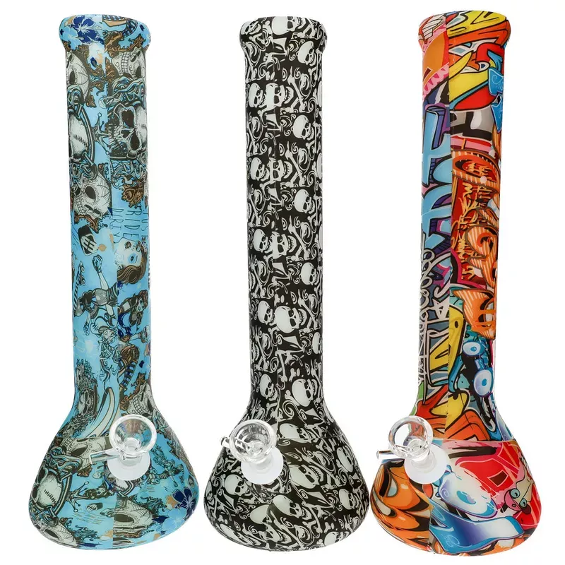 Accurate Themed Silicone Beaker Bongs
