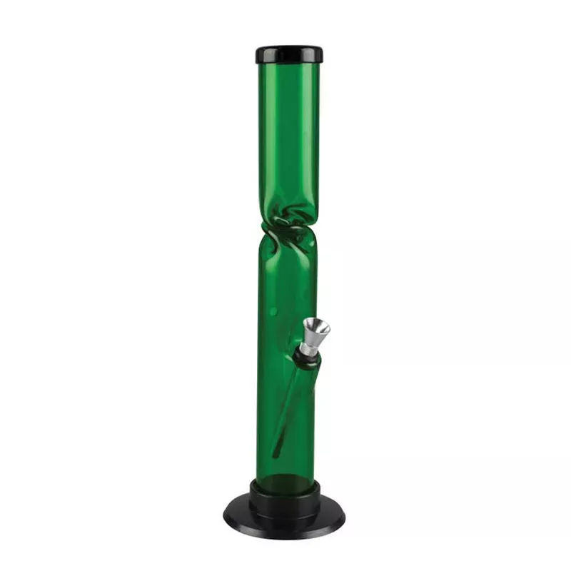 Acrylic Straight Water Pipe w/ Ice Catch 12 “