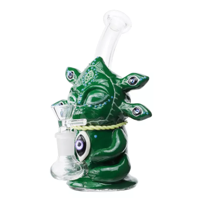 All Knowing Alien Bubbler Bong – 7in
