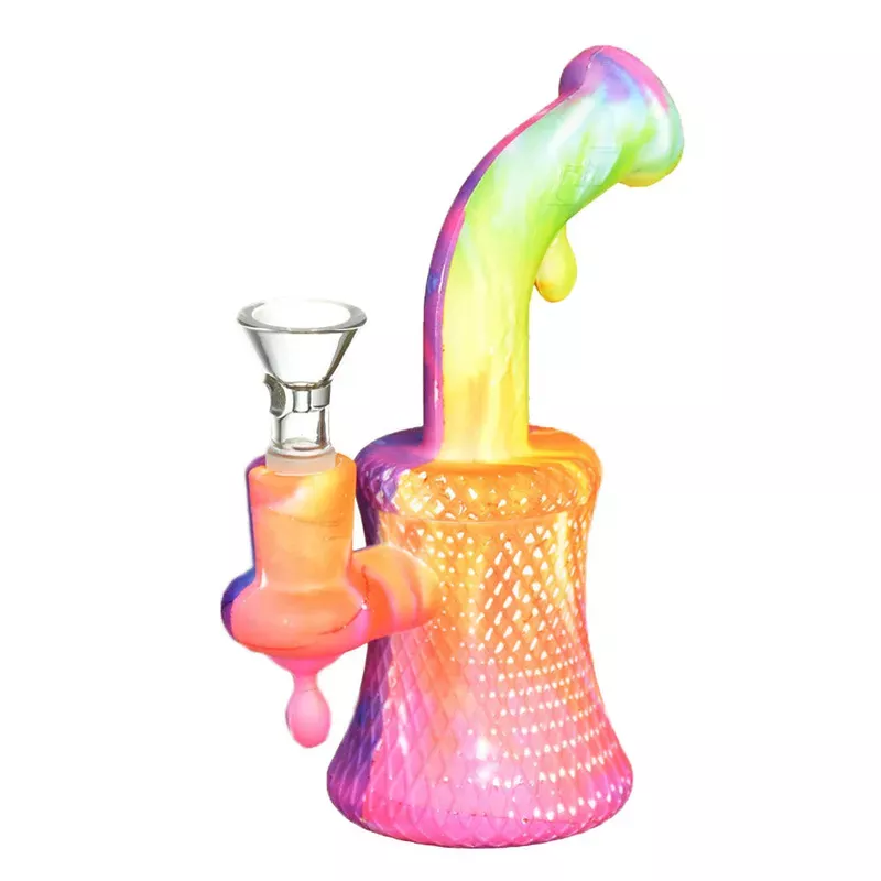 Allover Graphic Silicone Water Pipe