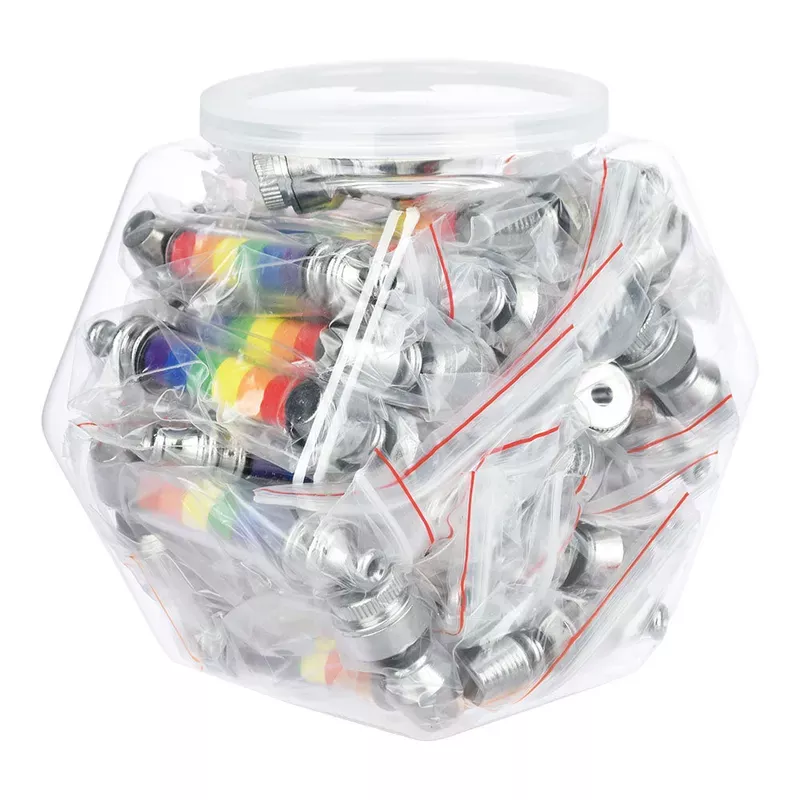 Aluminum Hand Pipe – 3 ” / Rainbow 25PC Jug –