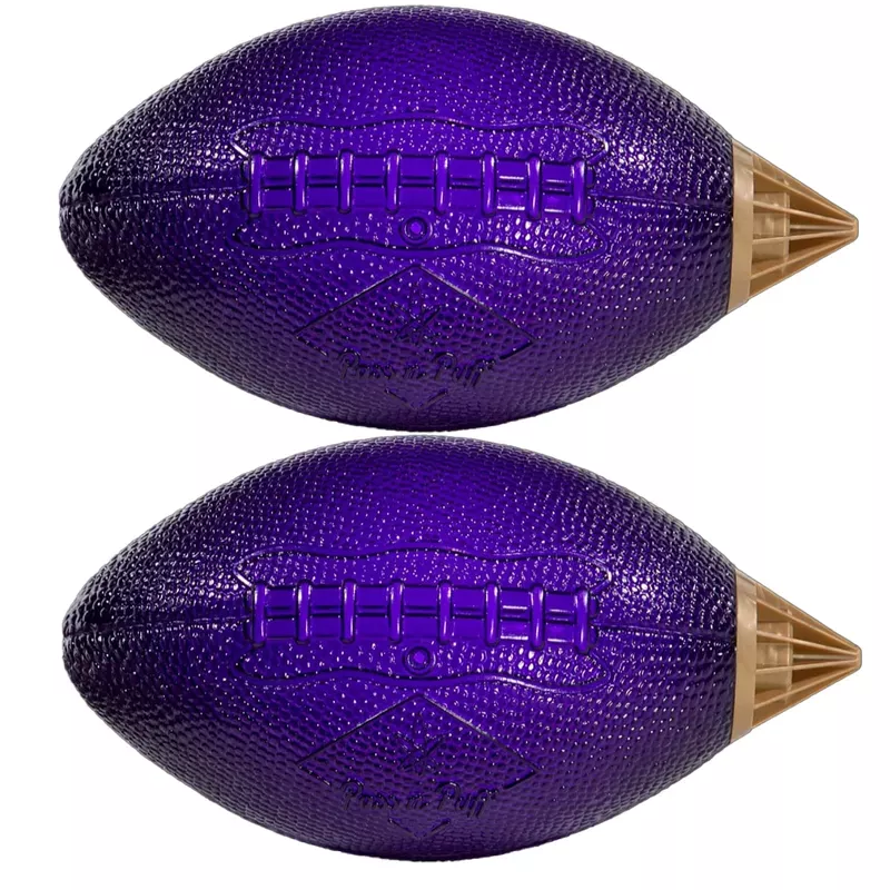 Authentic 2pk PowerHitter Football Purple & Gold