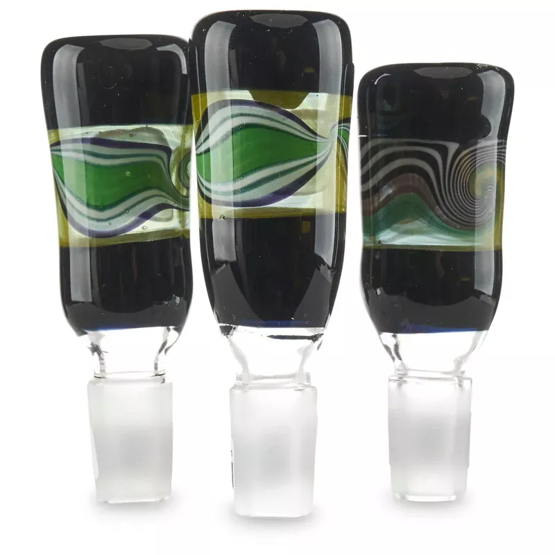 Avocado Swirl 14mm Slide – Assorted