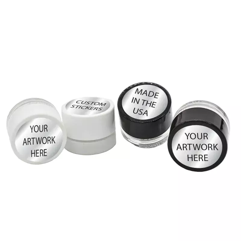 Beast Branding CUSTOM PRINTED STICKERS – 1.25 ” Circle for Concentrate Container or Flower Jar