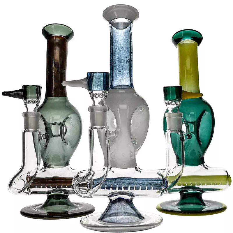 Ben Wilson Colored Triple Donut Inline Bongs
