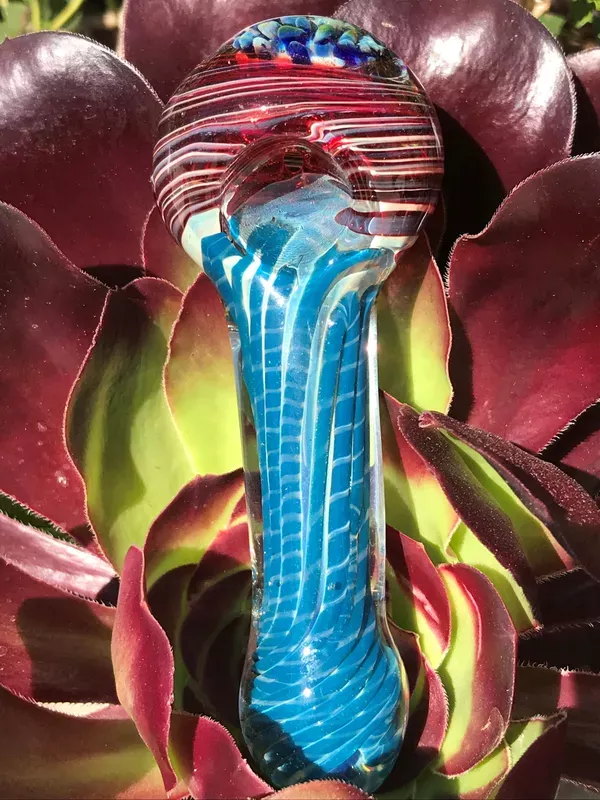Best 5 ” Handmade Thick Glass Hand Pipe with Implosion Designs