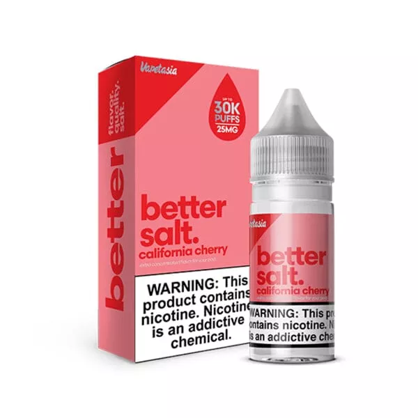 Better Salt California Cherry | Vapetasia Salts | 30mL