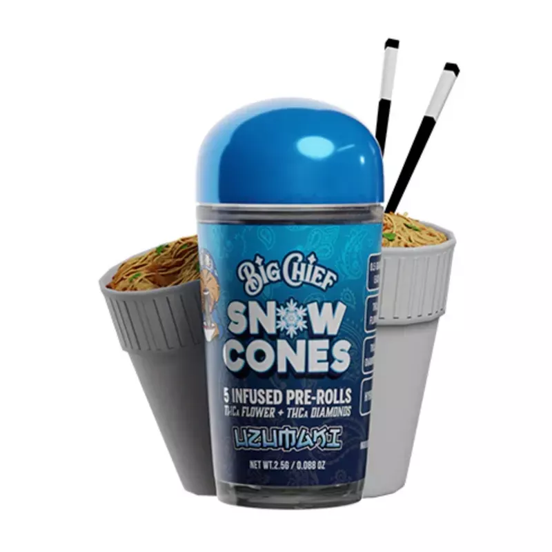 Big Chief THC-A Snow Cone Pre-rolls – 5ct