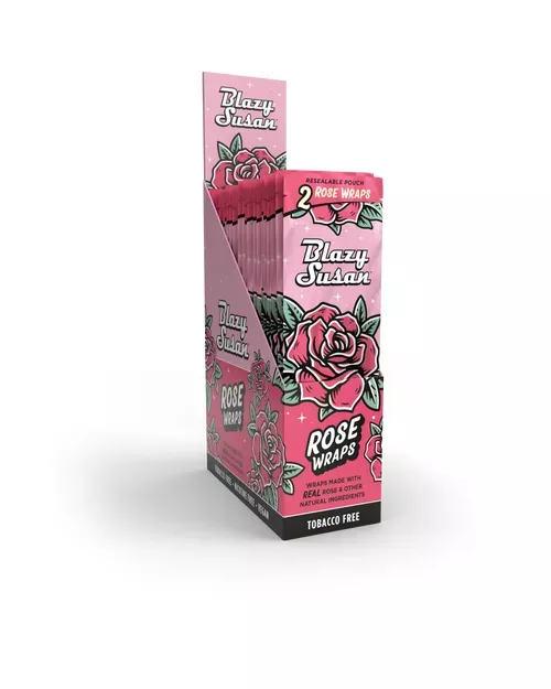 Blazy Susan – 25pk Natural Rose Wraps, 2ct