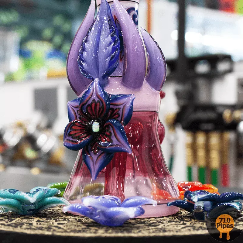 Blossom Glass Full Color Rig (Purps) – SOLD