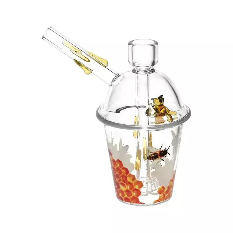 Buzzin’ Bee Glass Cup Bubbler
